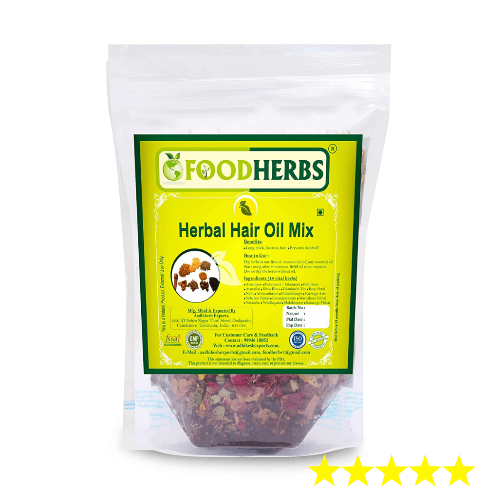 Foodherbs Herbal Hair Oil Mix