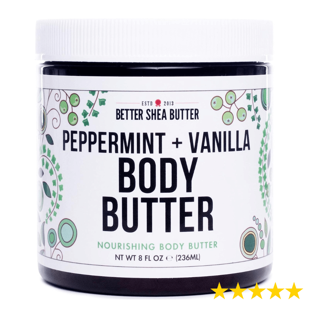 Better Shea Butter Peppermint Vanilla Whipped Body Butter